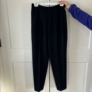 St. John Women’s Elegant Knit Black Dress Pants